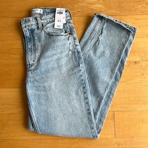 Abercrombie and fitch high rise jeans